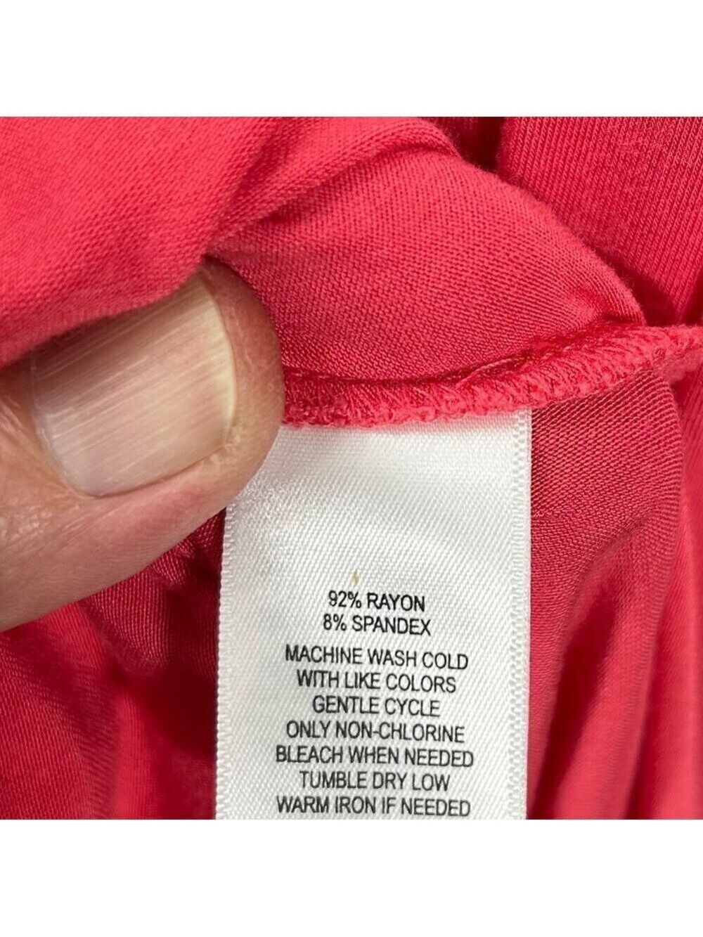 Cynthia Rowley Pink Long Maxi Pockets Sleeveless Dress Size L - Picture 10 of 10